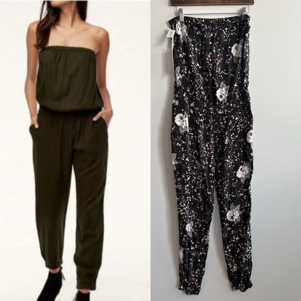 M NEW Aritzia Tabata Jumpsuit- Floral